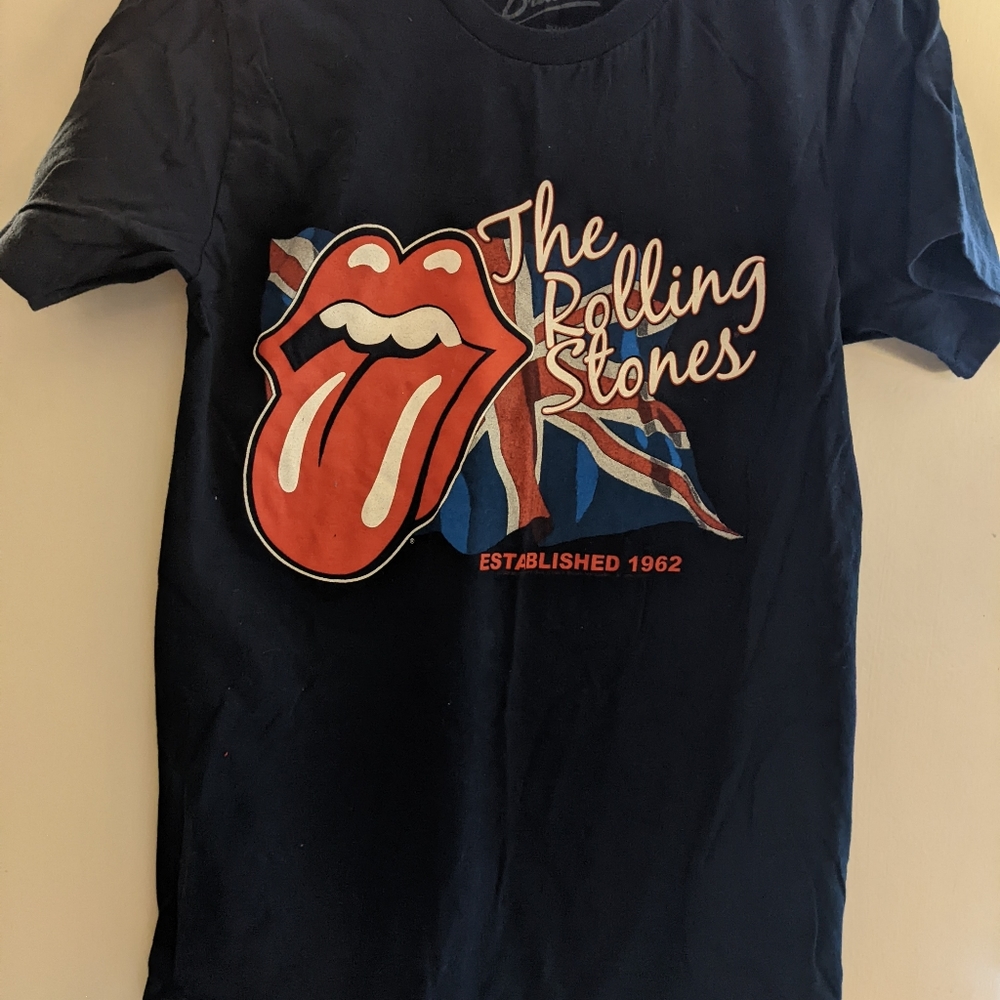 COPY - Navy Rolling Stones Tee